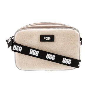 UGG JANEY II CLEAR SHEEPSKIN CROSSBODY BAG WITH MULTIWAY STRAP